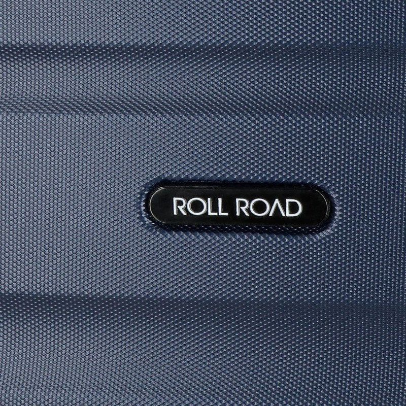 ROLL ROAD Flex Navy Blue, ABS Cestovný kufor, 55x38x20cm, 35L, 5848662 (small exp.) 7