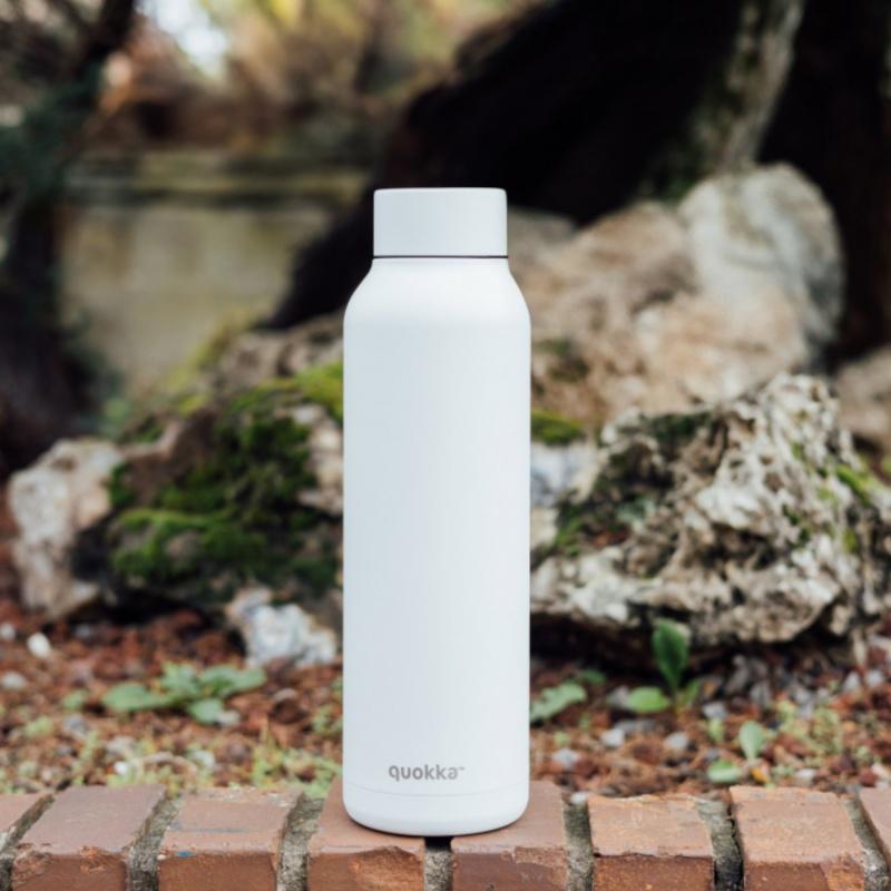 Quokka Solid, Nerezová fľaša / termoska White, 850ml, 40216 4