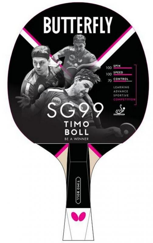 Raketa na stolný tenis BUTTERFLY - Timo Boll SG99
