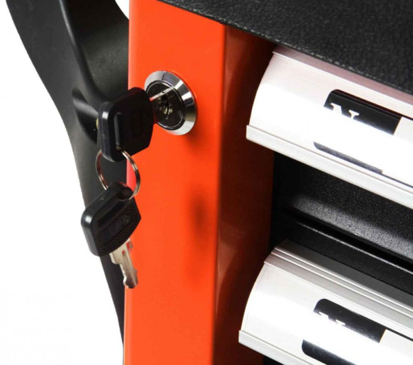 Dielenský vozík na náradie so 7 zásuvkami, vybavená náradím, 298-dielna, BJC 2