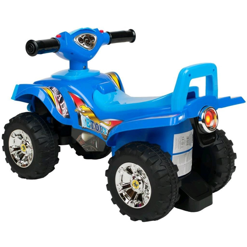Detské odrážadlo so zvukom Štvorkolka Baby Mix modrá 2