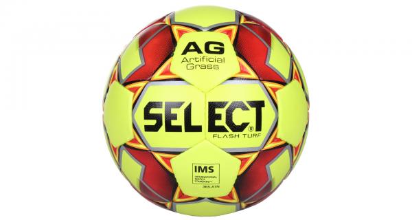 Select FB Flash Turf futbalová lopta žltá-červená veľ.4