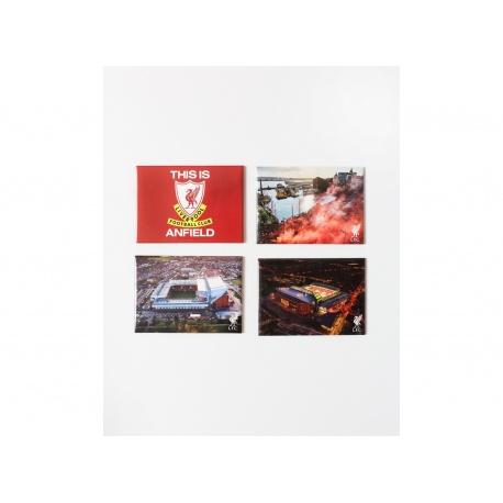 FOREVER COLLECTIBLES LIVERPOOL F.C. FC magnety 4pk Liverbird