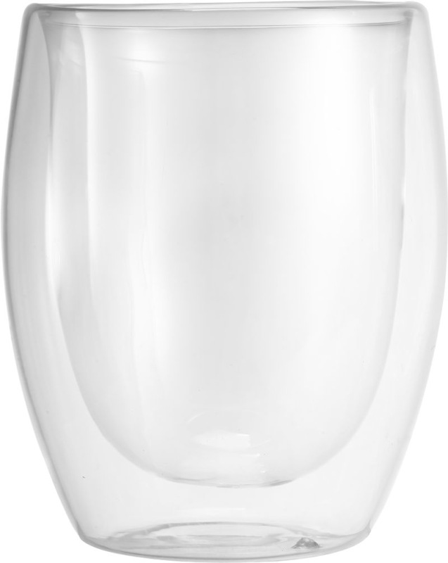 Pohár MagicHome Latte Macchiato na kávu/čaj, termo s dvojitou stenou, 380 ml, bal. 2 ks
