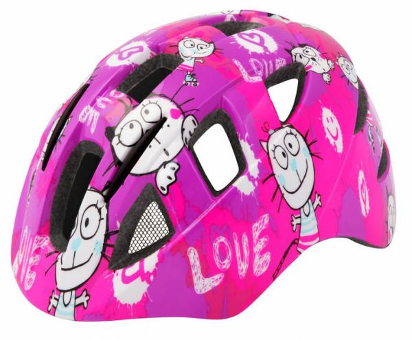 Etape Kitty detská cyklistická prilba ružová