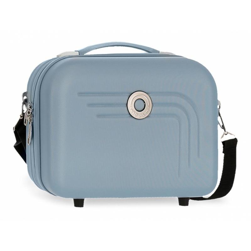 JOUMMA BAGS Movom Riga Light Blue, ABS Cestovný kozmetický kufrík, 21x29x15cm, 9L, 5993963