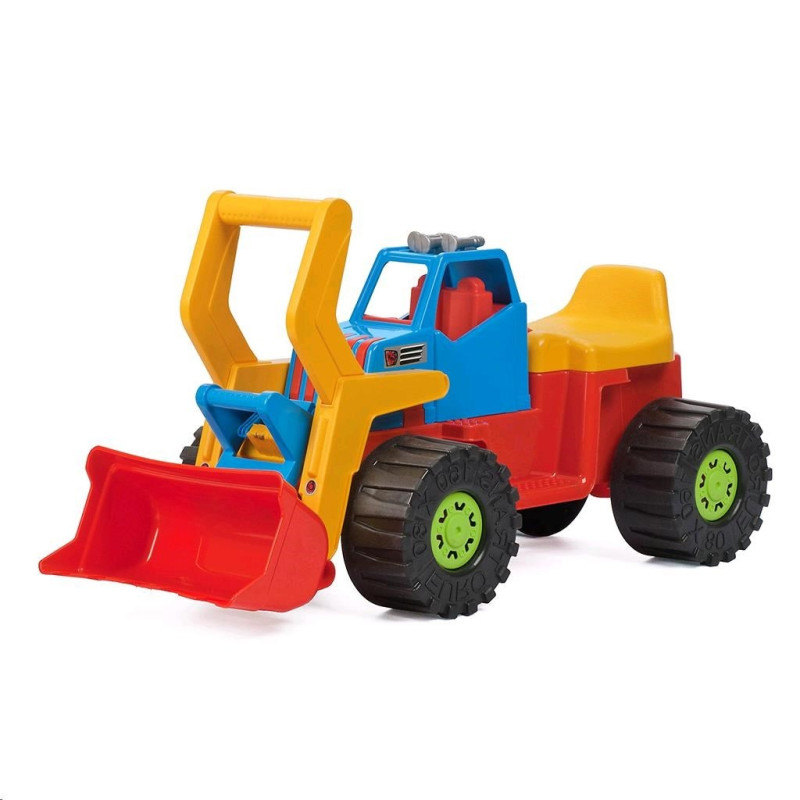 Detské odrážadlo Bager nakladač BAYO 74 cm zelený 3
