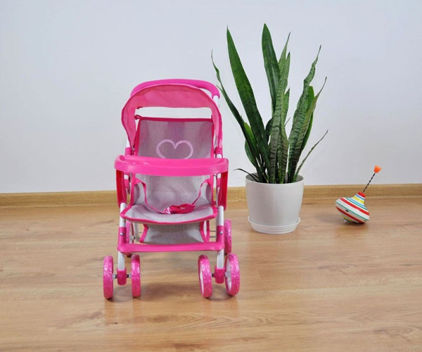 Detský športový kočík pre bábiky Milly Mally Kate Prestige Pink 3