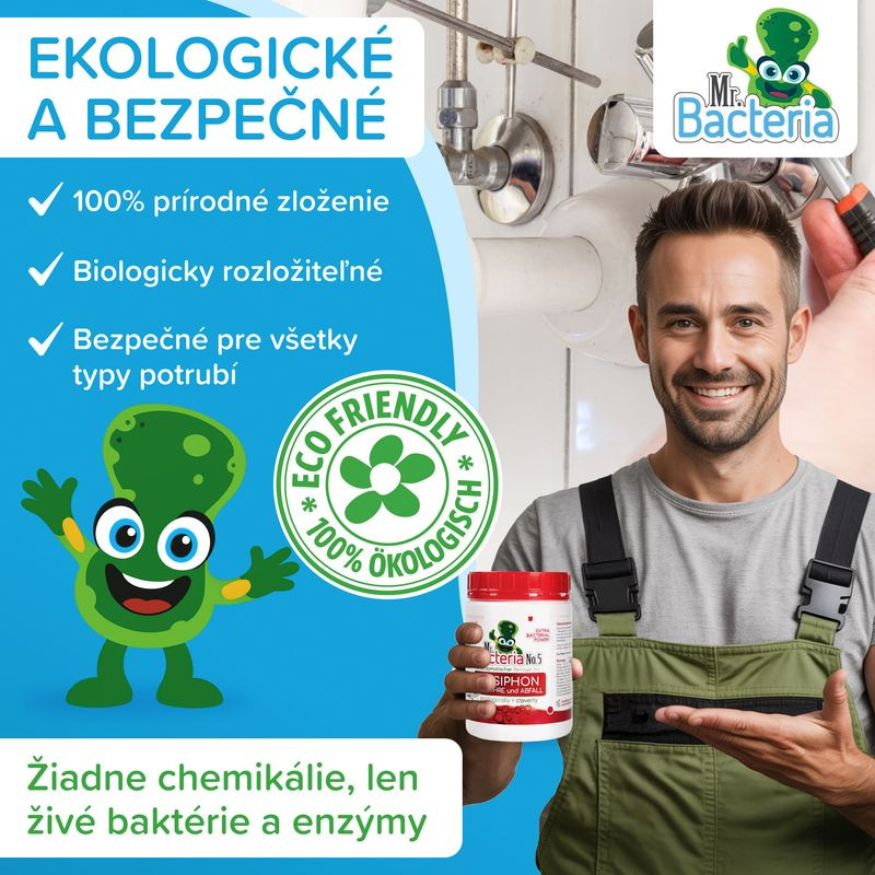 Aktivátor Mr.Bacteria No.5, do sifónu, 500 g 5