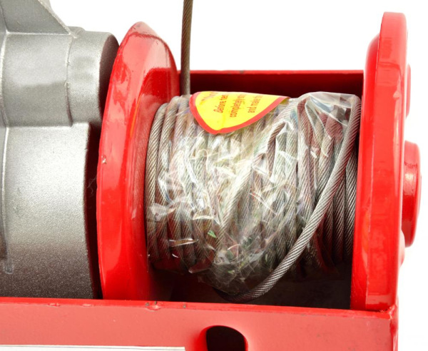 Naviják lanový elektrický 300/600 kg, lano 12m, 1200W, GEKO 4