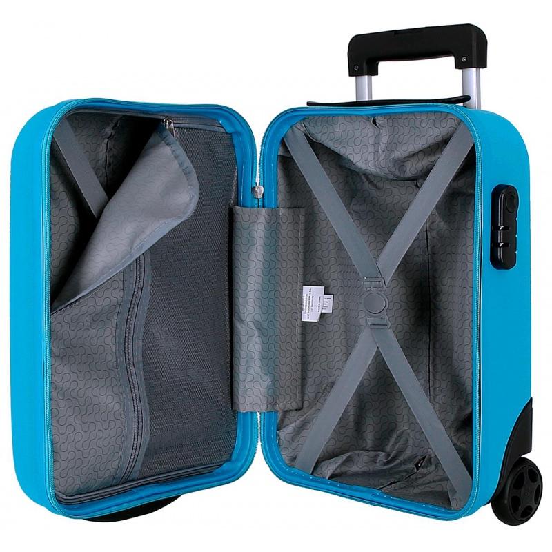 JOUMMA BAGS ROLL ROAD Flex Azul Claro, Príručný cestovný kufor, 40x30x20cm, 24L, 584996A