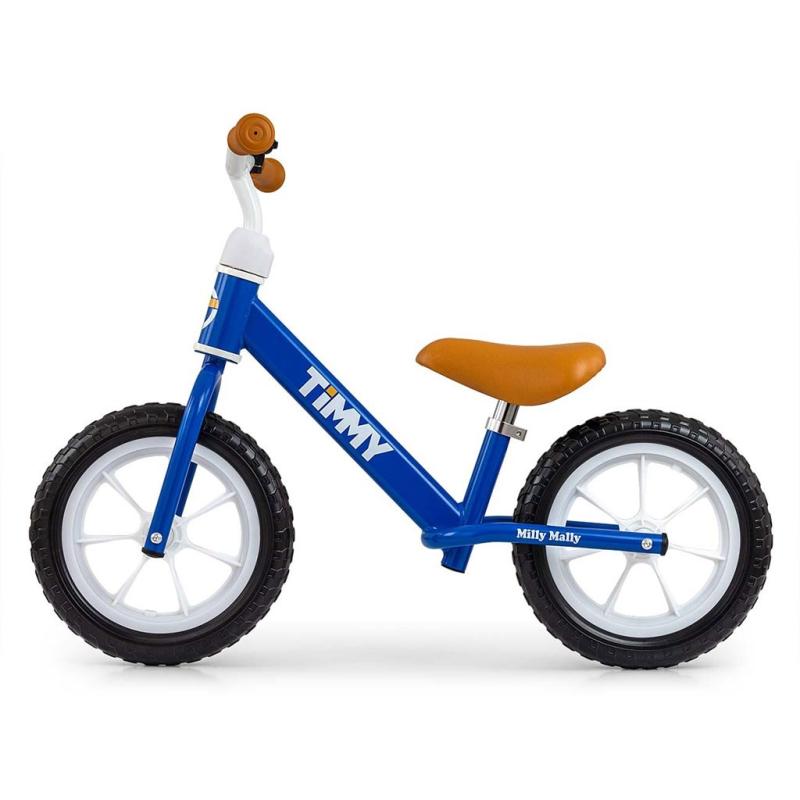 Detský balančný bicykel Milly Mally Timmy Navy 1