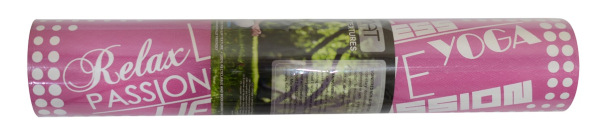 YOGA MAT TPE,183x61x0,4,ruzova 2