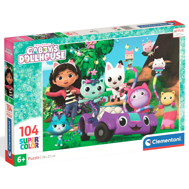 Puzzle Gabbys Dollhouse 104 dielikov