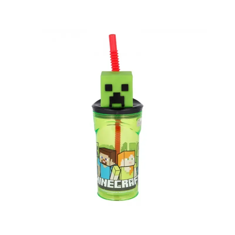 Plastový 3D pohár s figúrkou MINECRAFT, 360ml, 40466