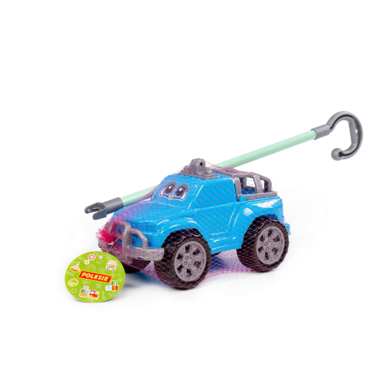 Ťahacie modré auto 3