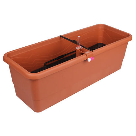 Plastkon Gardenie Smart samozavlažovací kvetináč terakota, 60cm