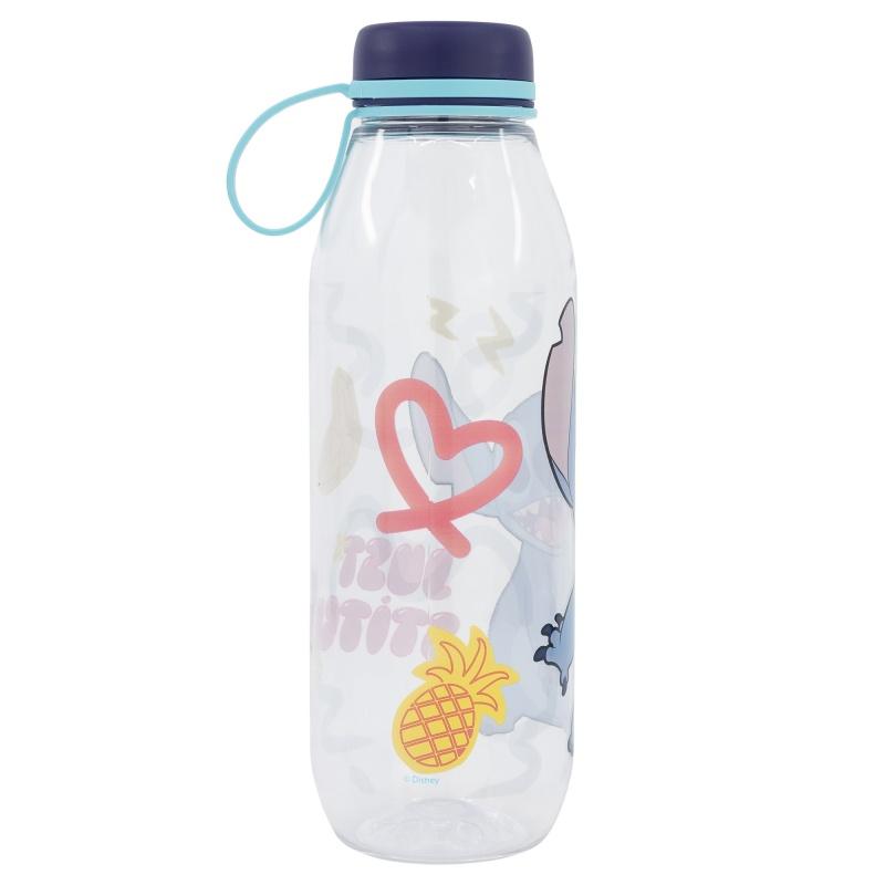 Plastová fľaša so silikónovým pútkom Lilo & Stitch, 650ml, 75083