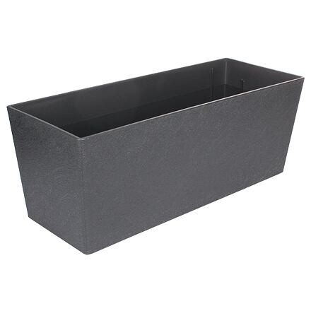 Plastkon Florence Stone dekoratívny kvetináč 75 cm antracitová