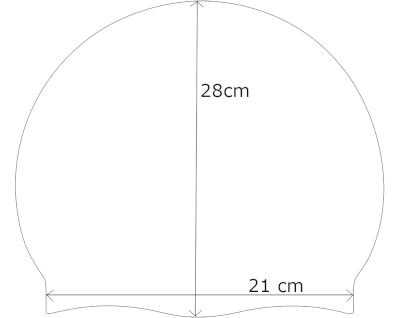 Bloom kúpacia čiapka modrá-modrá 1