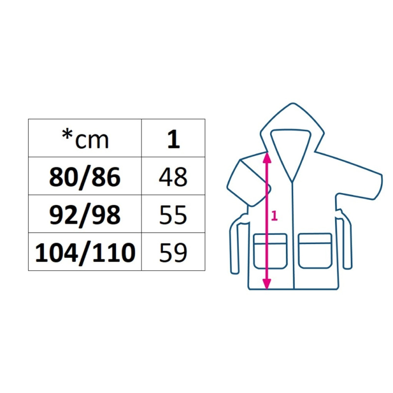 Detský froté župan New Baby Comfortably blue 92/98 3