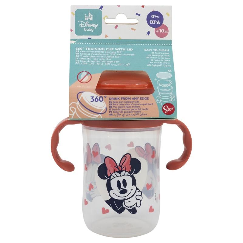 Tréningový hrnček s rúčkami MINNIE MOUSE, 360ml, 13314