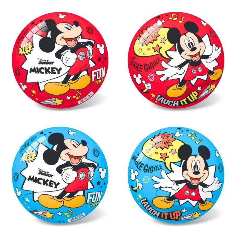 Lopta Disney Mickey červená a modrá