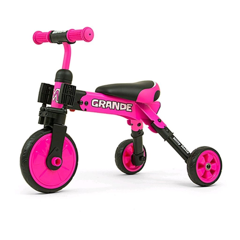 Detská trojkolka 2v1 Milly Mally Grande pink 1