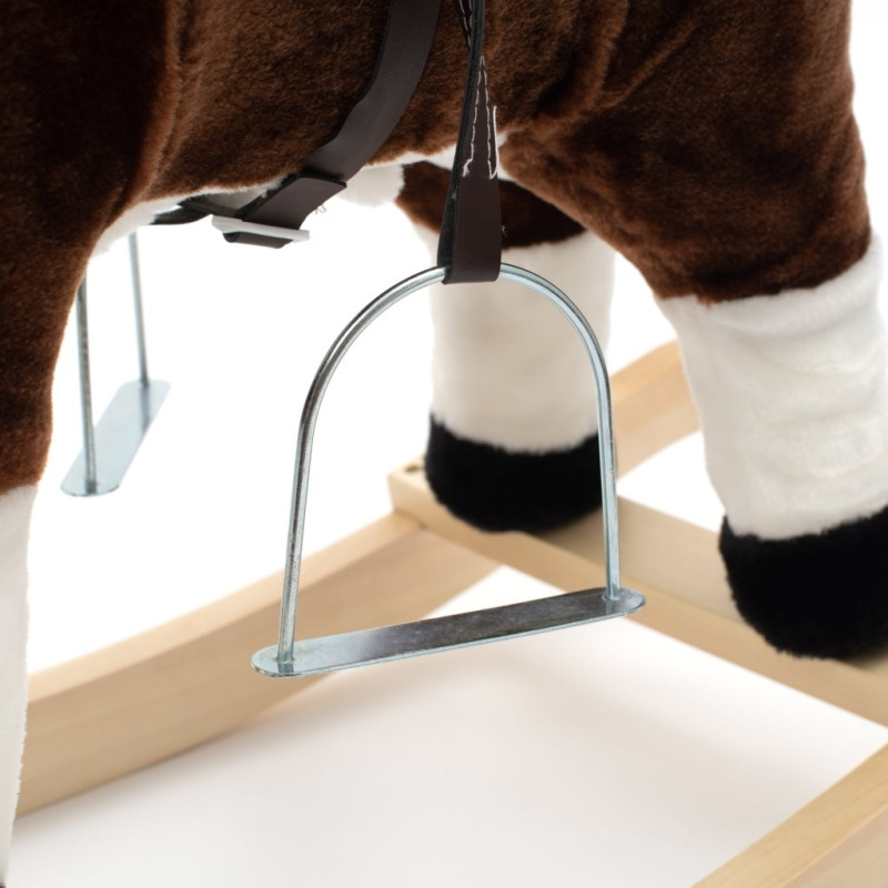 Hojdací koník s melódiou a šatkou Baby Mix Baron 3