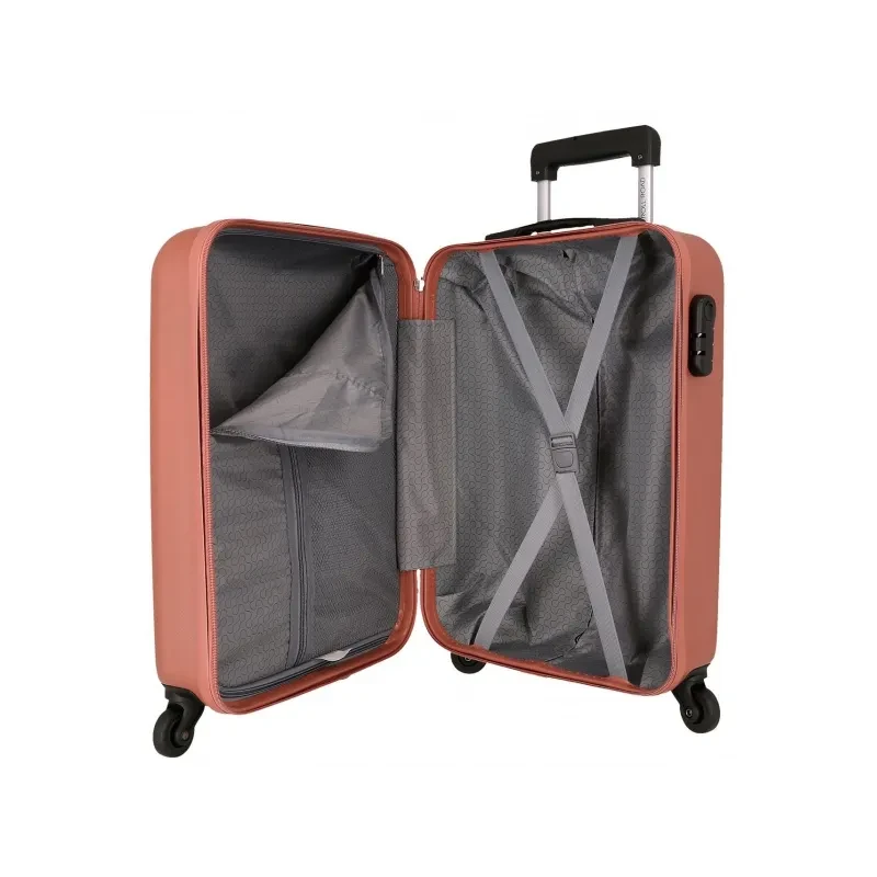 ROLL ROAD Flex Nude, ABS Cestovný kufor, 55x38x20cm, 35L, 584916C (small) 4