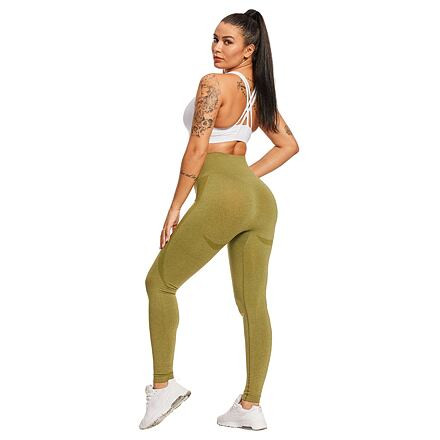 Yoga Shark fitness legíny khaki 2