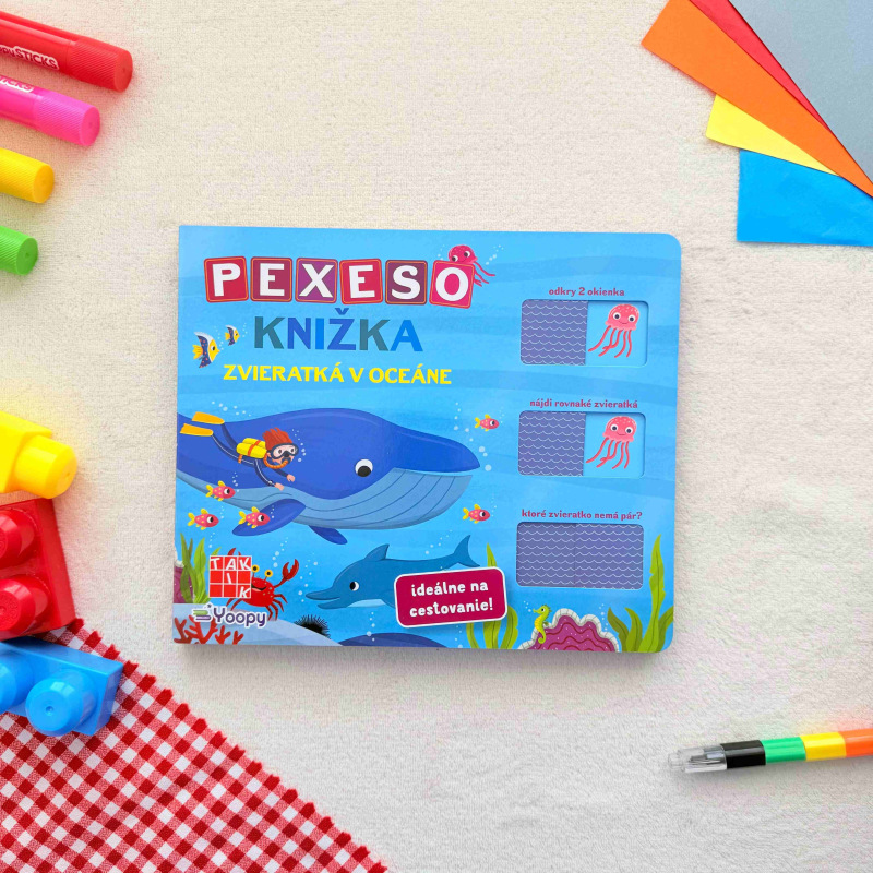 PEXESO Knižka: Zvieratká v oceáne 1