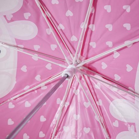 Detský dáždnik PEPPA PIG Pinkie Transparent, 2400000598