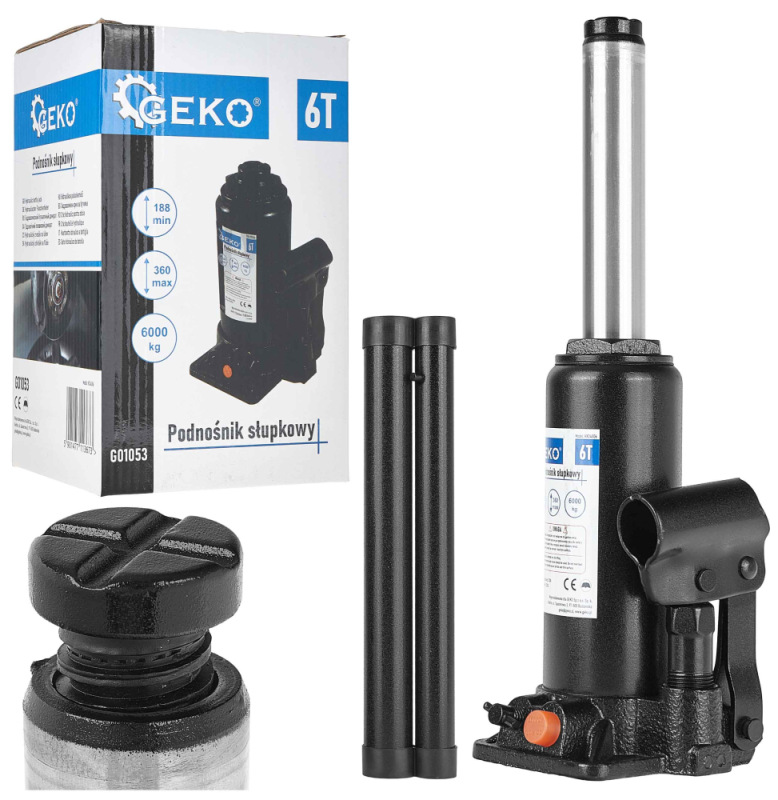 Zdvihák hydraulický, nosnosť 6.000kg, GEKO