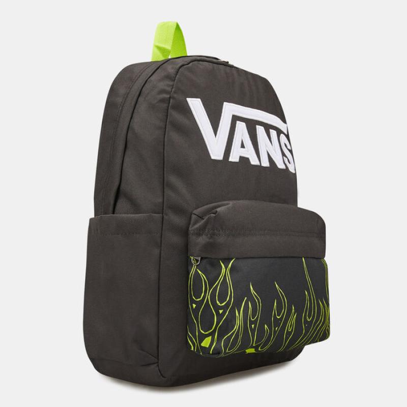 VANS New Skool Backpack Black/Lime VN000628CBK1