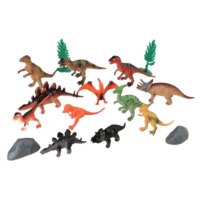Zvieratká dinosaury - 16 ks v balení
