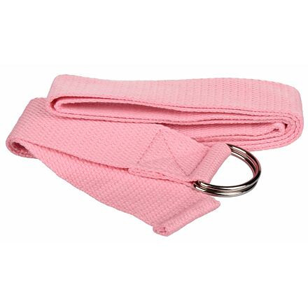 Yoga Strap pás na jogu ružová