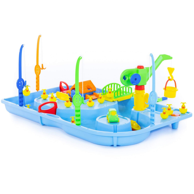 Vodná hra Chyť kačku a viac – set pre 4 deti 3