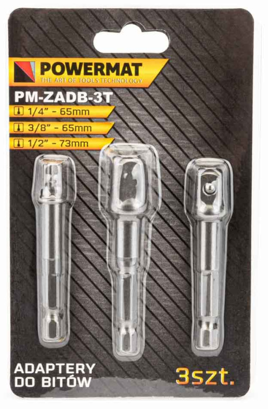 Redukcie pre hlavice 1/4", 3/8", 1/2", POWERMAT 1