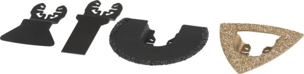 Sada nástrojov Strend Pro TAS-TW104 pílový list a polkruh do multibrúsky, karbid + Bi-metal, 4-dieln 2