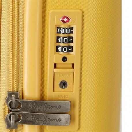 JOUMMA BAGS Sada ABS cestovných kufrov 70cm/55cm PEPE JEANS HIGHLIGHT Ochre, 7689523
