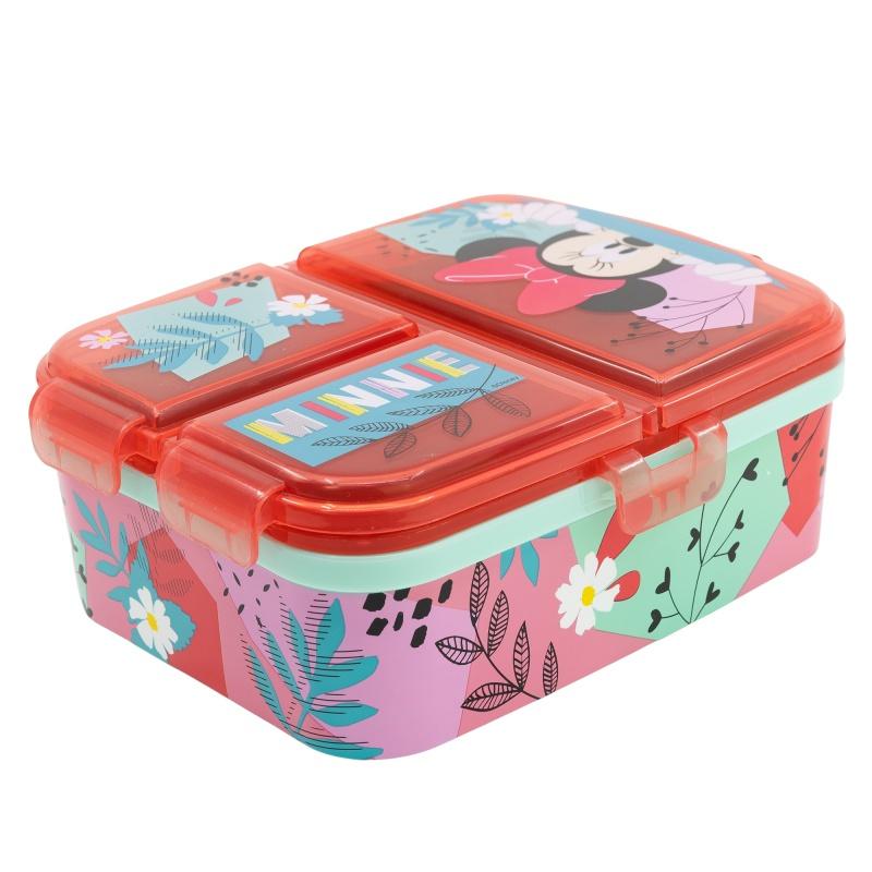 Delený plastový box na desiatu XL, MINNIE MOUSE, 74499