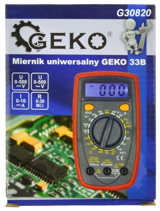 Digitálny multimeter GEKO 33 B 4