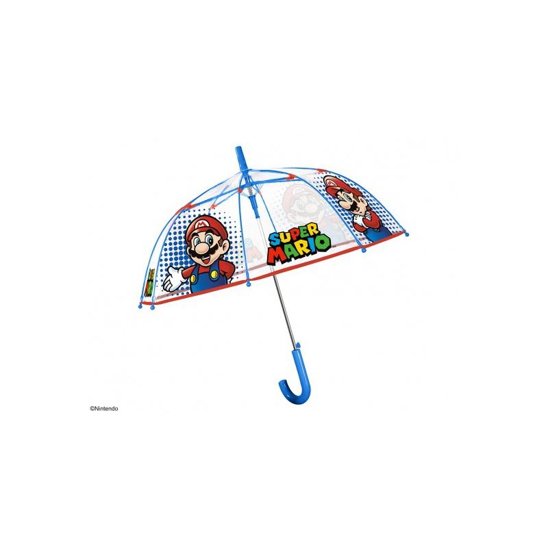 Detský automatický dáždnik Perletti SUPER MARIO Transparent, 75064