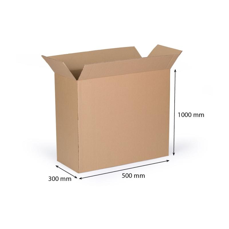 Kartónová klopová krabica 500x300x1000 mm päťvrstvová 1