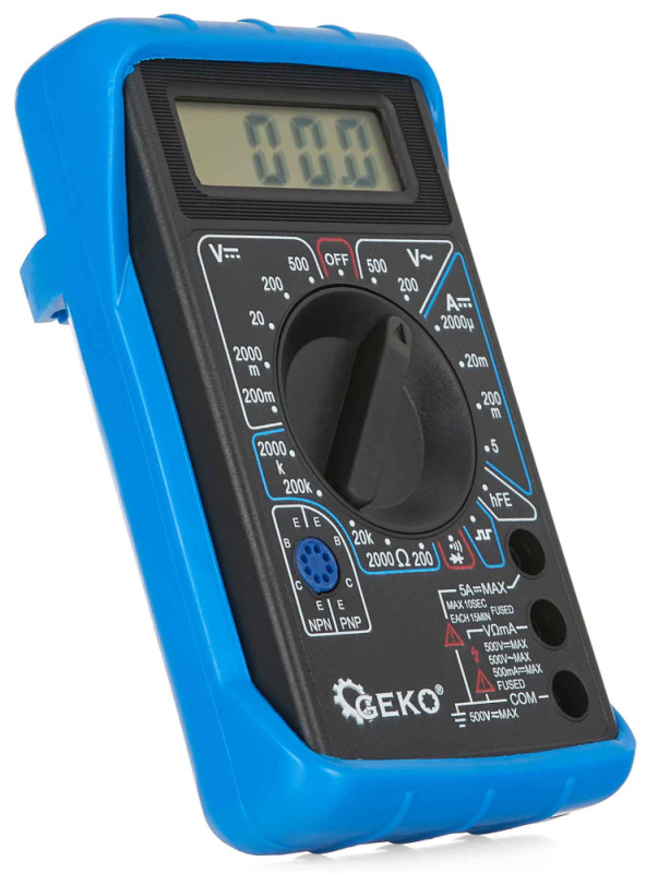 Digitálny multimeter so zvukovou signalizáciou, GEKO 6