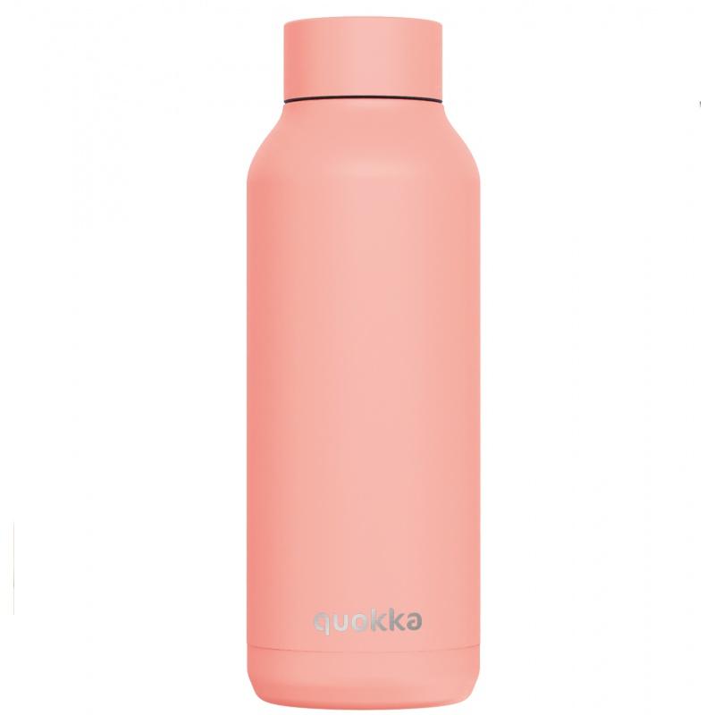 Quokka Solid, Nerezová fľaša / termoska Pastel Peach, 510ml, 11999