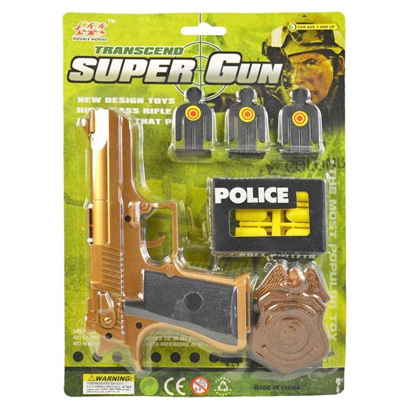 Policajná pištoľ so softovými nábojmi