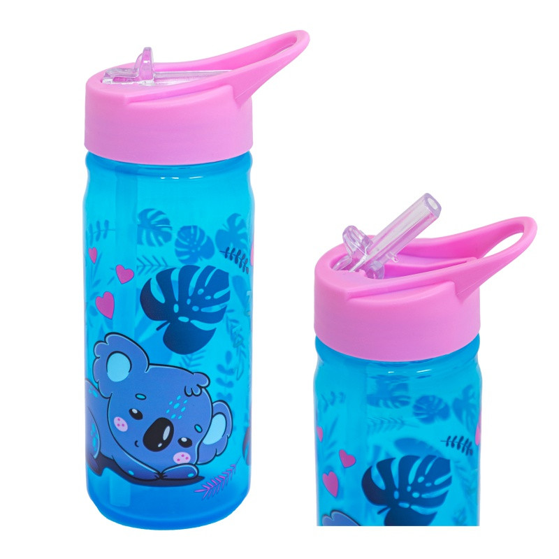 Plastová fľaša s výsuvnou slamkou AquaPure SWEET KOALA, 450ml, 511025001