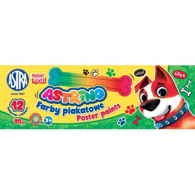 Školské temperové farby v kelímku Astrino, 12x20ml, 301221004 3